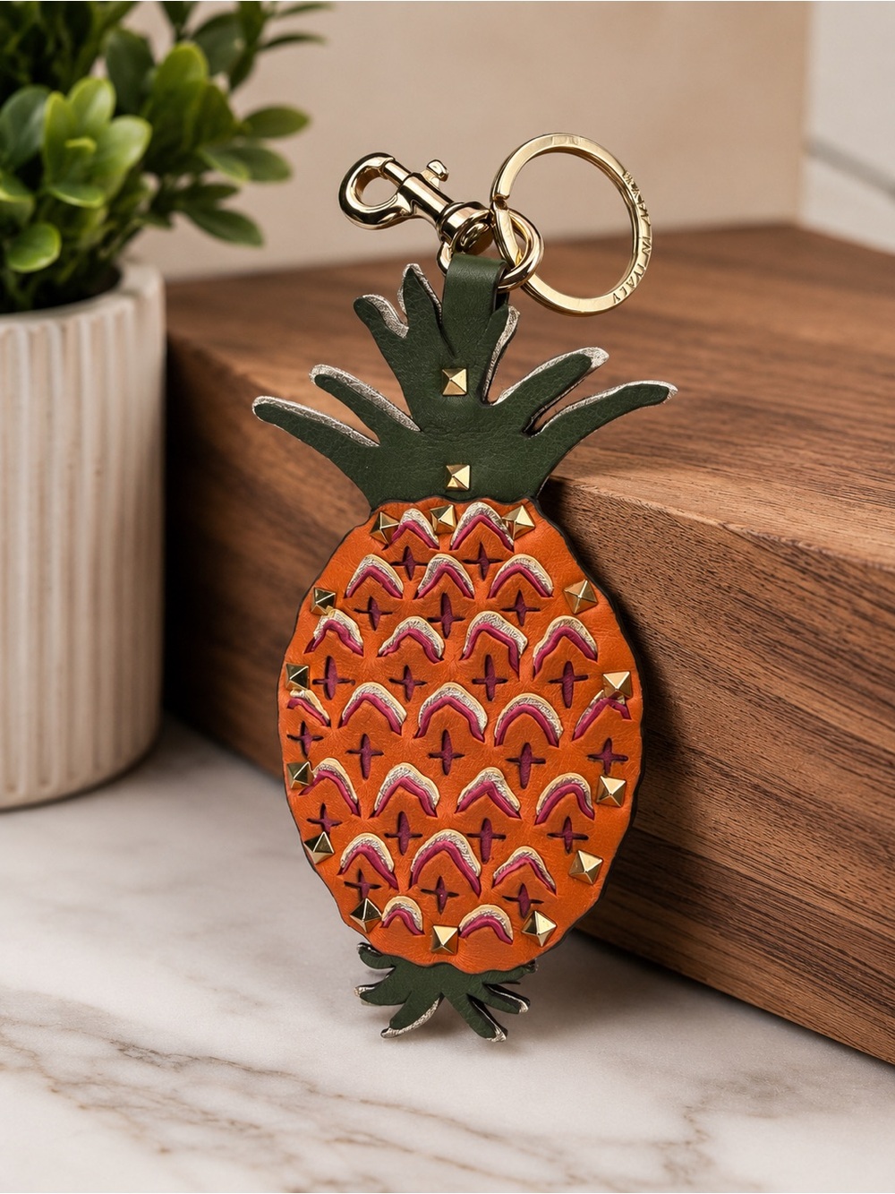 Valentino Garavani Pineapple Bag Charm